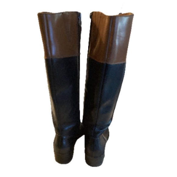 Franco Sarto Women’a Black with Brown detailing, Tall Riding Boots 7 - Picture 8 of 14